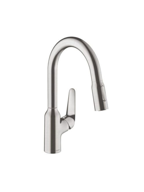 Hansgrohe Focus M42 rozsdamentes acél hatású konyhai csaptel