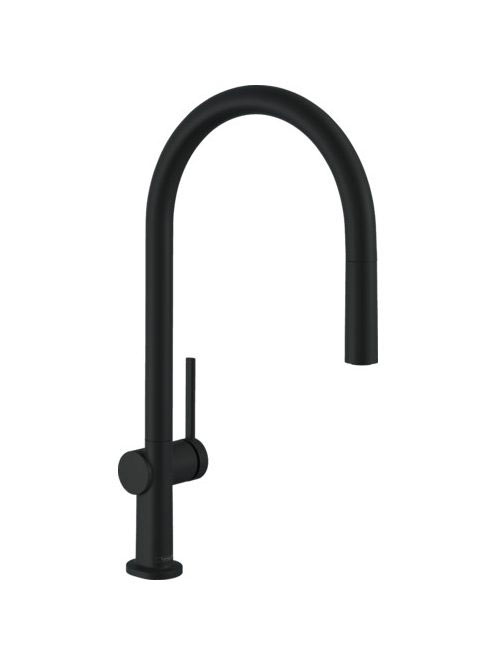 Hansgrohe Talis M54 matt fekete konyhai csaptelep 210, 72802