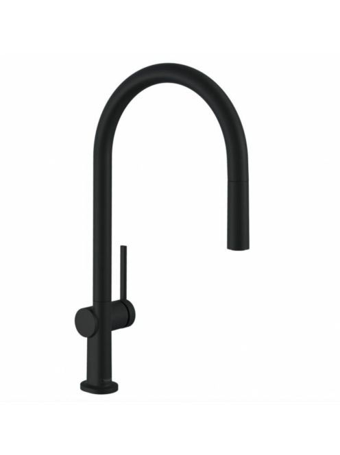 Hansgrohe Talis M54 matt fekete konyhai csaptelep 210, kihúz