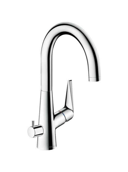 Hansgrohe Talis M51 króm konyhai csaptelep 220, elzárószelep