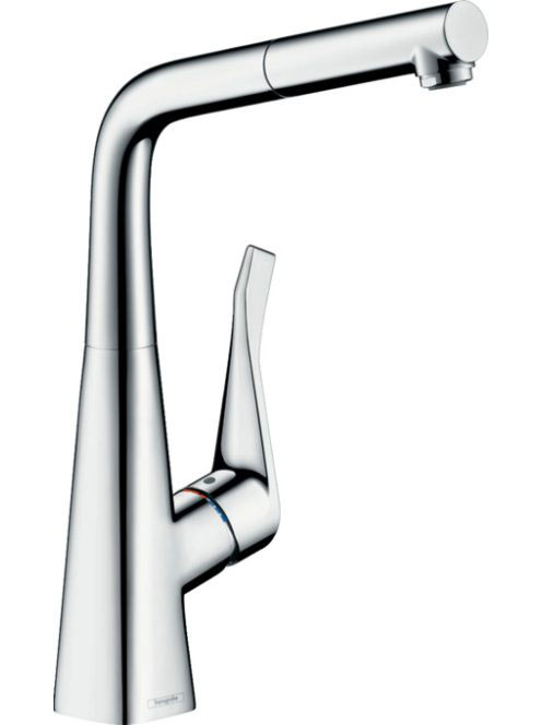 Hansgrohe Metris M71 konyhai csaptelep L-kifolyóval EcoSmart