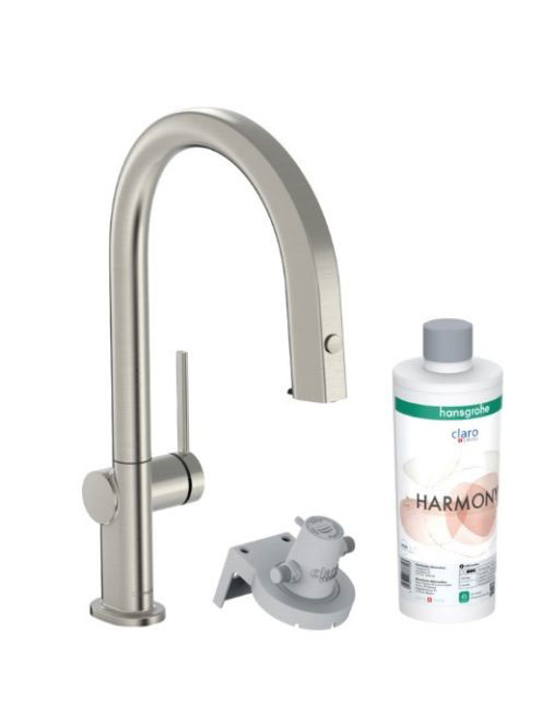 Hansgrohe Aqittura M91 Vízszűrős konyhai csaptelep 210, kihú