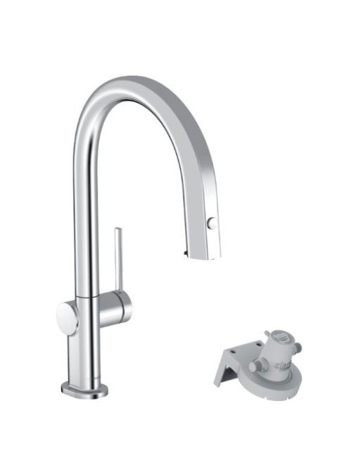 Hansgrohe Aqittura M91 Vízszűrős konyhai csaptelep 210, kihú