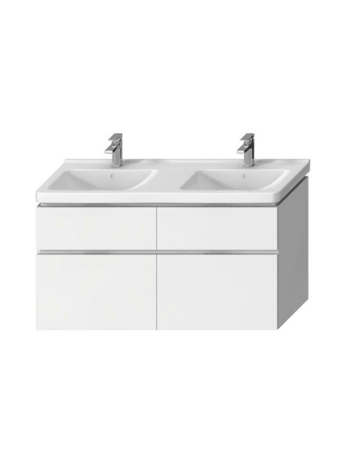 Jika Cubito Pure dupla alsószekrény 4 fiókkal 128 cm, fehér