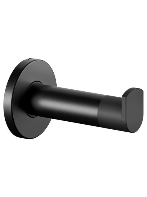 Keuco Plan törölközőakasztó ajtópufferrel 91 mm, matt fekete