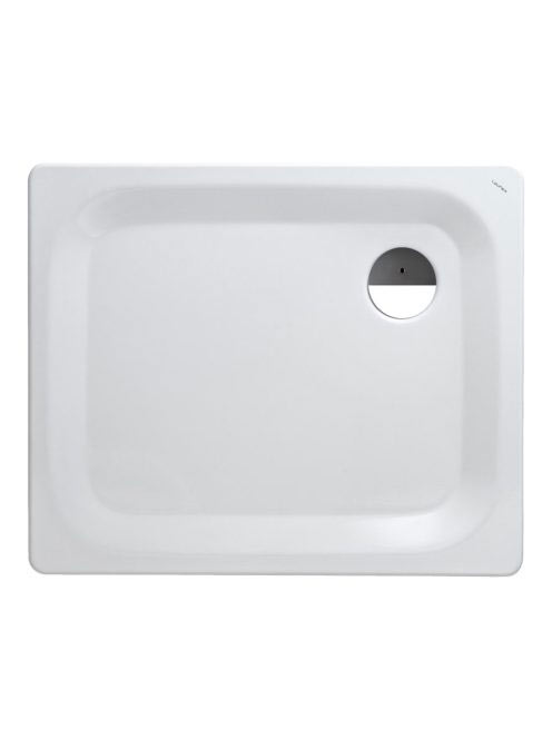 Laufen Platina szögletes acéllemez zuhanytálca 90x75x2,5 cm,