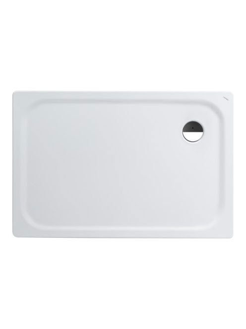 Laufen Platina szögletes acéllemez zuhanytálca 120x80x2,5 cm