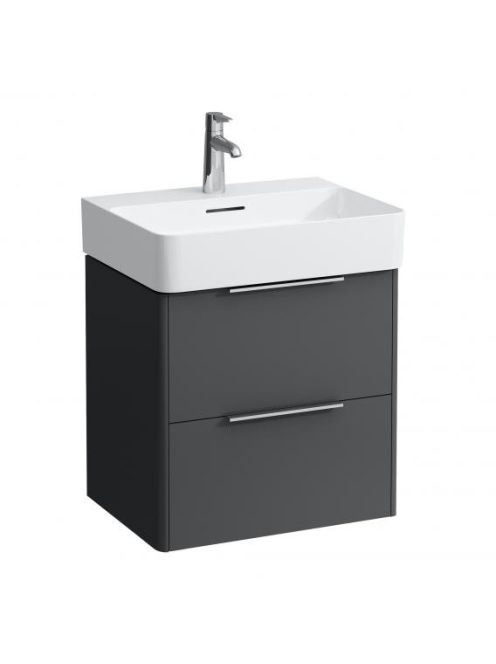 Laufen Base matt antracitszürke alsószekrény 53,3x51,5x39,1