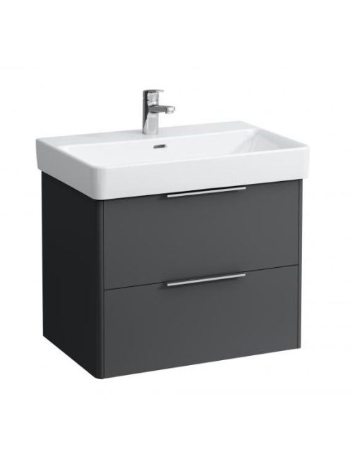 Laufen Base matt antracitszürke alsószekrény 66,5x51,5x43,8