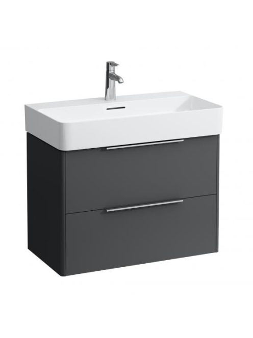 Laufen Base matt antracitszürke alsószekrény 73,3x51,5x39,1