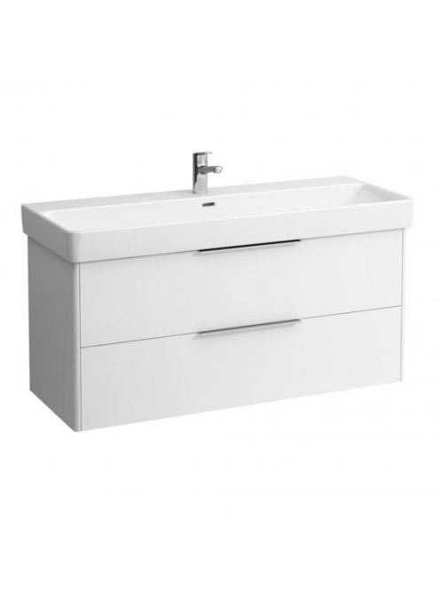 Laufen Base matt fehér alsószekrény 115,9x51,5x43,8 cm kettő