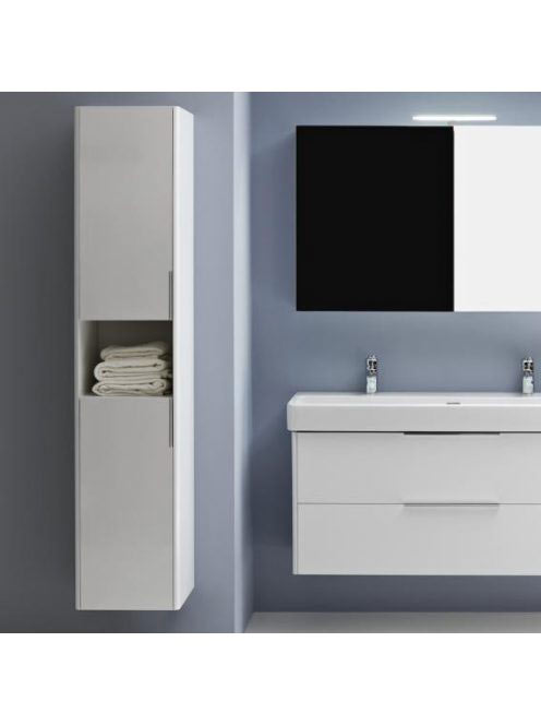 Laufen Base fényes fehér magas szekrény 165 cm 2 balos ajtóv