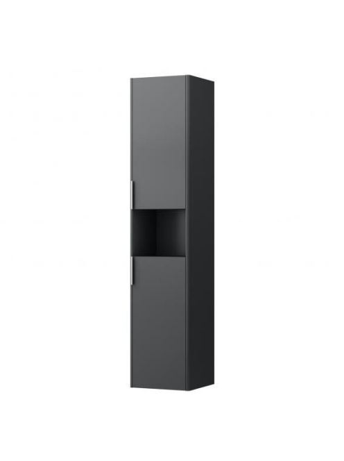 Laufen Base matt antracitszürke magas szekrény 165 cm 2 jobb