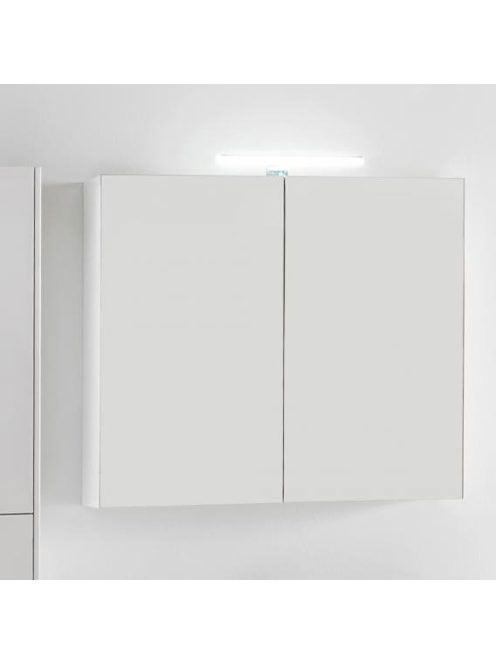 Laufen Base fényes fehér tükrösszekrény 80 cm kettő ajtóval,