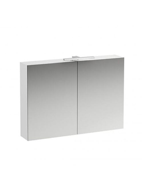 Laufen Base matt fehér tükrösszekrény 100 cm kettő ajtóval,