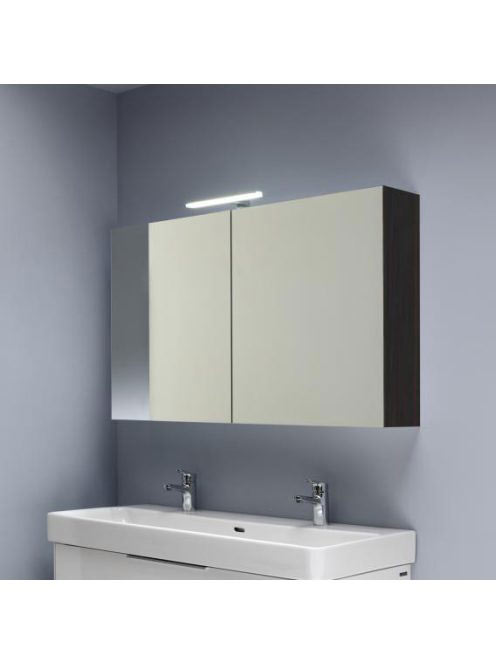 Laufen Base sötét szil tükrösszekrény 120 cm kettő ajtóval,