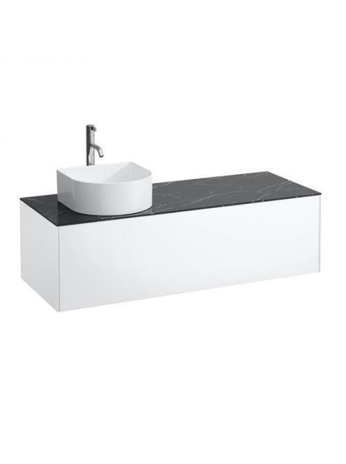 Laufen Sonar matt fehér alsószekrény 117,7x45,7x34,1 cm egy