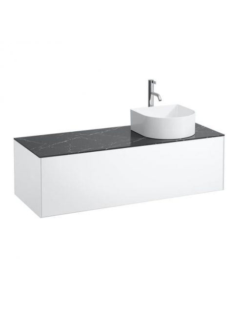 Laufen Sonar matt fehér alsószekrény 117,7x45,7x34,1 cm egy
