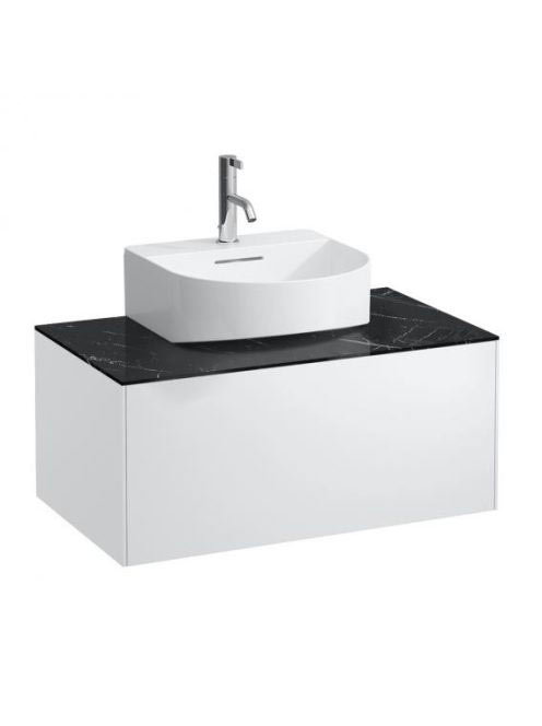 Laufen Sonar matt fehér alsószekrény 77,7x45,7x34,1 cm egy f