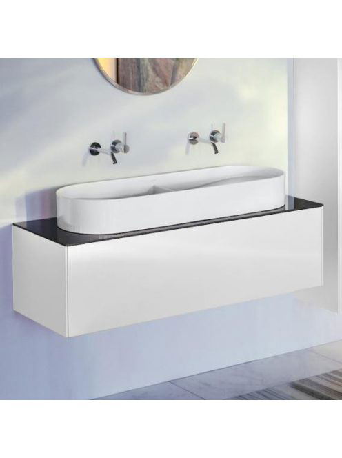 Laufen Sonar matt fehér alsószekrény 117,7x45,7x34,1 cm egy