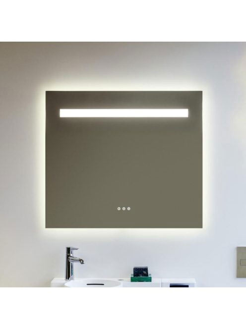 Laufen Leelo szenzoros tükör 80x70 világítással, fény és szí
