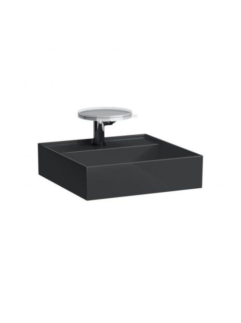 Laufen Kartell by Laufen fényes fekete kézmosó 46x46 cm, 1 c