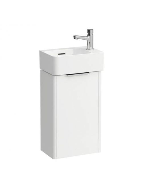 Laufen Val fehér mosdó fényes fehér alsószekrénnyel 34x22x64