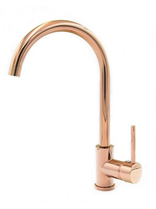 LunArt Zozo MAX magasított konyhai csaptelep, rose gold 5999