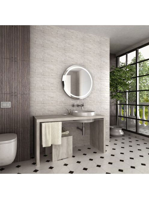 LunArt Aura természetes fehér fényű LED tükör 80 cm 59991230