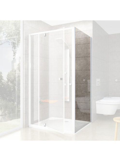 Ravak Pivot PPS-90 zuhanyfal (fehér-transparent) 90G70100Z1