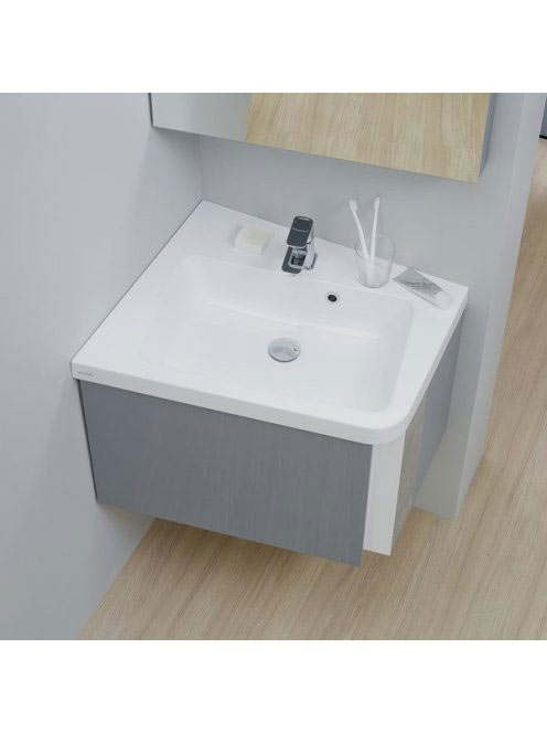 Ravak 10° balos mosdó 550 (fehér), furattal XJIL1155000 - Fü