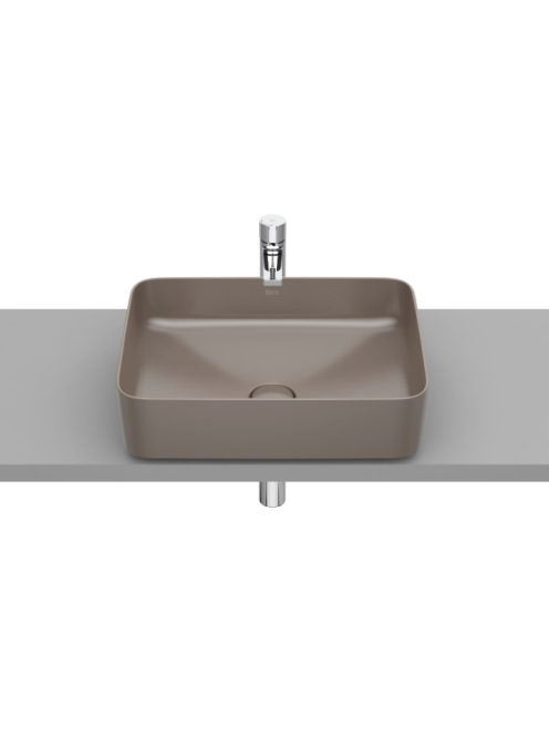 Roca Inspira Square pultra ültethető Fineceramic mosdó 50x37