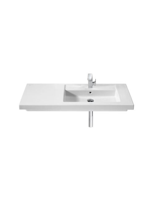 Roca Prisma porcelán balos mosdó 90x45 túlfolyóval fehér A32