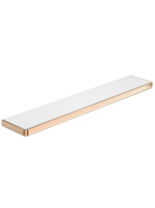 Roca Tempo fali üvegpolc 60 cm fém kerettel, rózsa arany A81