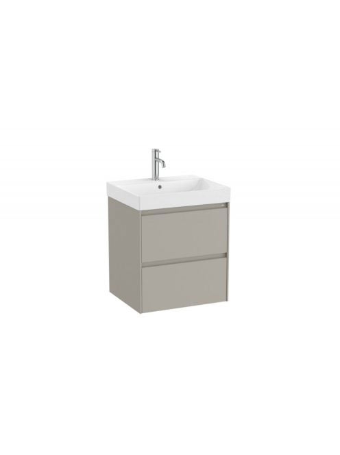Roca Ona 2 fiókos alsószekrény 55x46x64,5 FineCeramic mosdóv