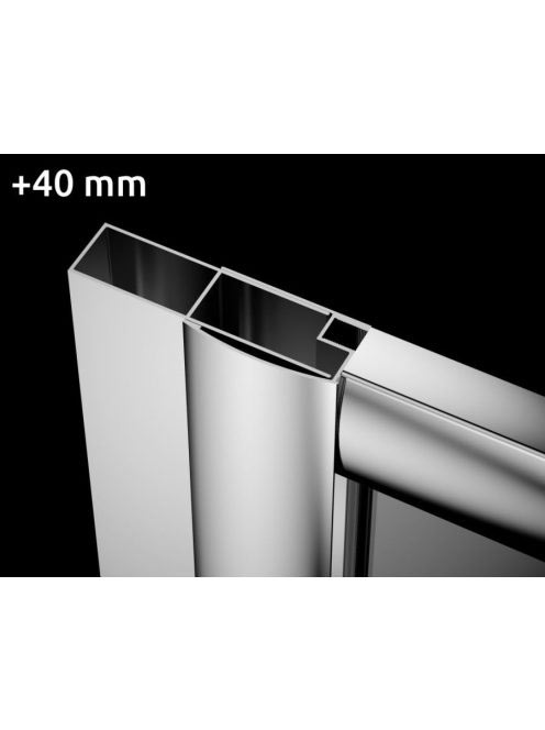 Radaway Premium U toldóprofil 40 mm, króm P01127190001 - Für