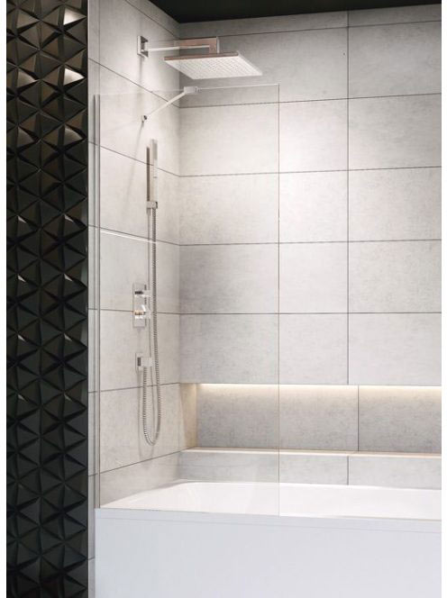 Radaway Modo New PNJ kádparaván 80x150 átlátszó üveg, króm p