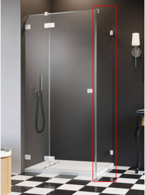 Radaway Essenza Pro S1 oldalfal 80x200 cm átlátszó üveg, Ess