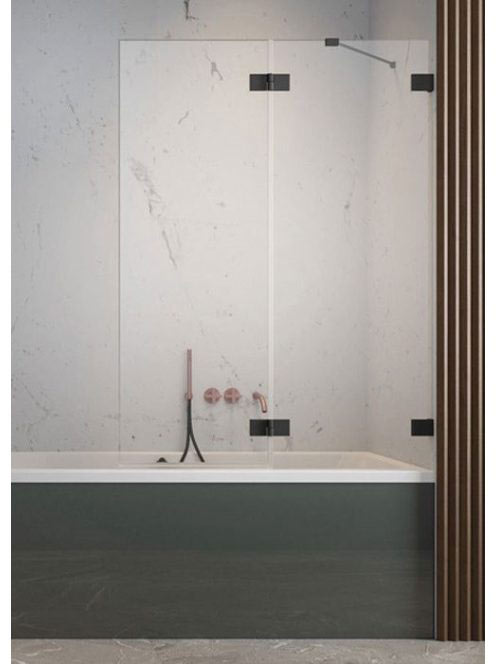 Radaway Essenza Pro Black PND II jobbos kádparaván 120x150 á