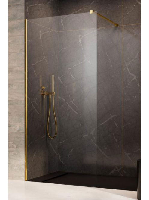 Radaway Modo New Gold II Walk-in zuhanyfal 50x200 átlátszó ü