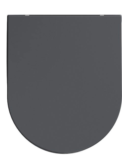Sapho Isvea Infinity Duroplast WC-ülőke Soft Close, antracit