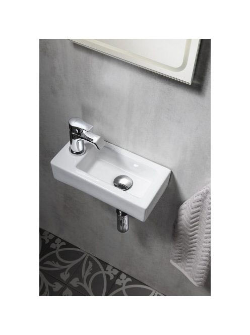 Sapho Small Zoe fali kézmosó 37x18 balos AR496 - Fürdőszoba
