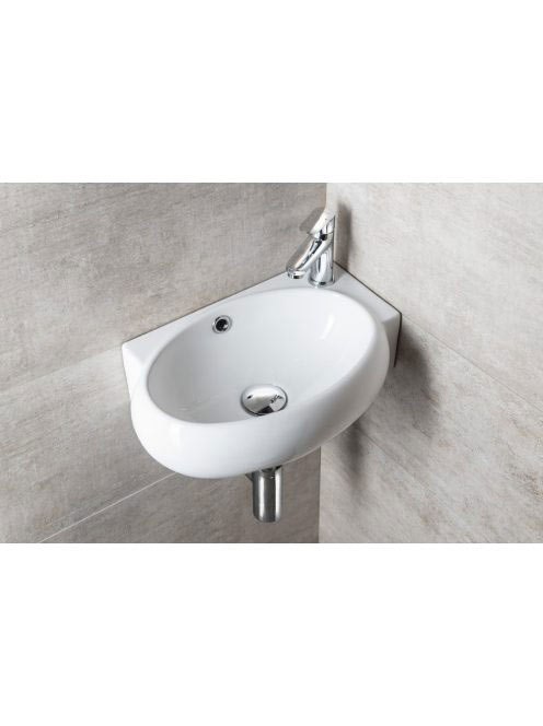 Sapho Small Ribera fali kézmosó 43x28,5 jobbos AR497 - Fürdő