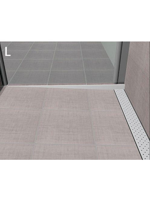 Sapho Nok Rozsdamentes acél lejtőrúd 100x10 mm, balos SPD10-