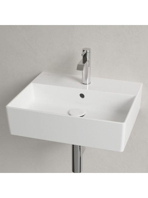 Villeroy & Boch Memento 2.0 Mosdó túlfolyóval 50x42 cm, fehé