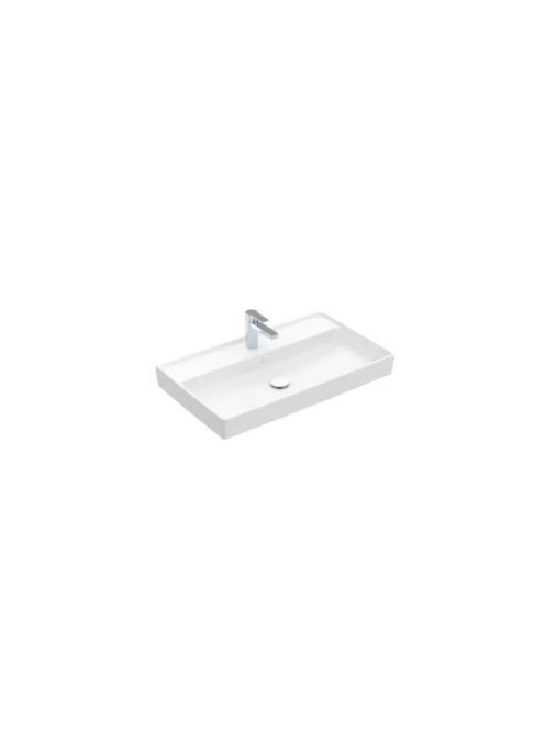 Villeroy & Boch Collaro Beépíthető mosdó 80x47 cm, túlfolyó
