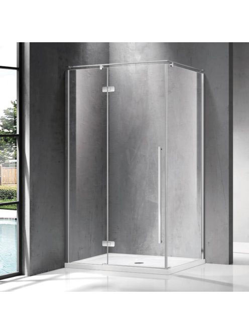 Wellis Sorrento Plus 90 szögletes zuhanykabin balos, Easy Cl