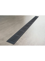 Alcaplast matt fekete zuhanyfolyóka szett 550 mm-es APZ10BLA