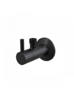 Alcaplast - Sarokszelep szűrővel 1/2×3/8, fekete-matt ARV001