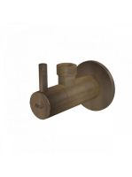 Alcaplast - Sarokszelep szűrővel 1/2×1/2, bronz-antic ARV003